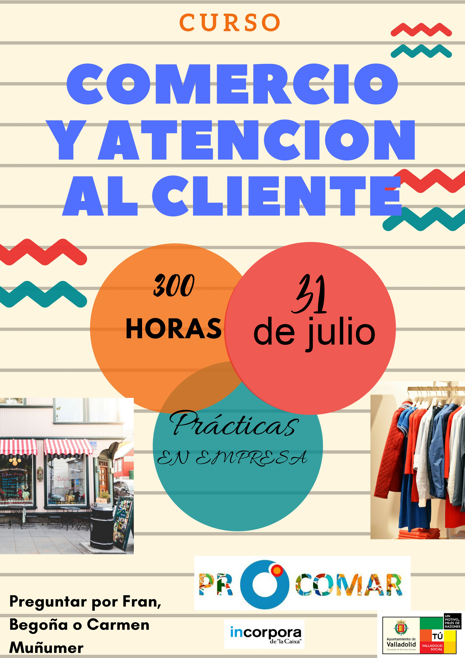 CURSO DE COMERCIO Y ATENCIÓN AL CLIENTE – Procomar Valladolid Acoge